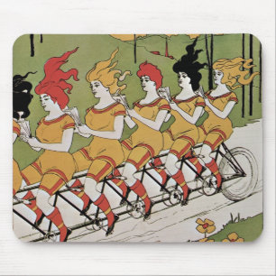 Vintage Art Nouveau, Lager Tandemcykel Musmatta