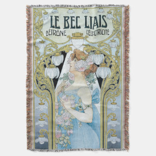 Vintage Art Nouveau Le Bec Liais, Privat Livemont Filt