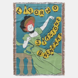 Vintage Art nouveau, Livorno Senorita Dancing Mysfilt