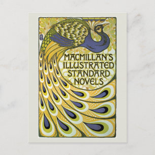 Vintage art nouveau Macmillan novels och Vykort