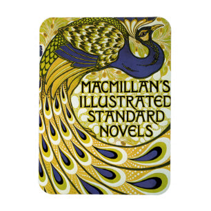 Vintage Art Nouveau, Macmillan's Påfågelsfjäder Magnet