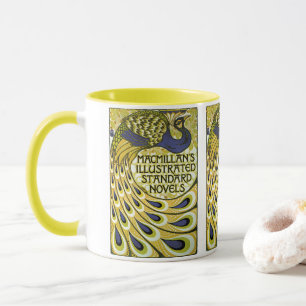 Vintage Art Nouveau, Macmillan's Påfågelsfjäder Mugg