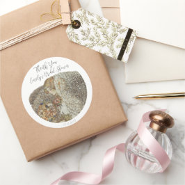 Vintage Art nouveau Möhippa Tack Runt Klistermärke