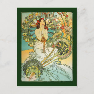 Vintage Art nouveau Monte Carlo-vykort Vykort