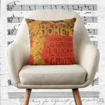 Vintage Art Nouveau-musik, La Boheme-opera, 1896