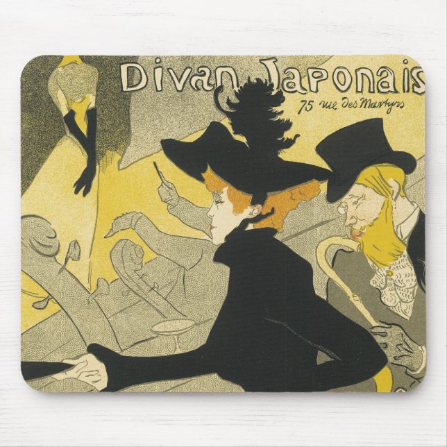 Vintage Art nouveau NightClub Cafe, Divan Japonais Musmatta (Framsidan)