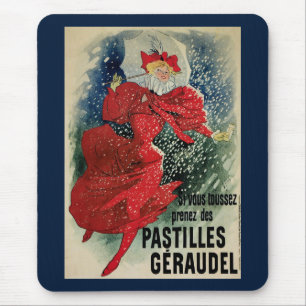 Vintage Art Nouveau Pastiller Geraudel Hostiller Musmatta