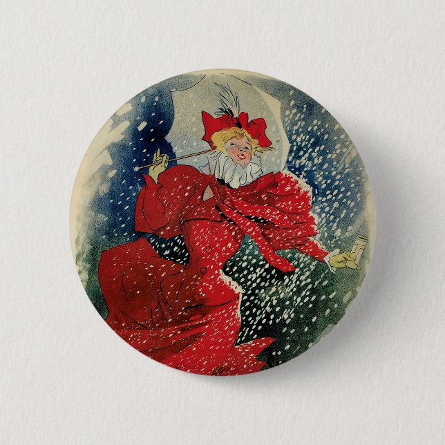 Vintage Art nouveau Pastilles Geraudel Cough Drots Knapp (Framsida)