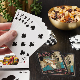 Vintage Art Nouveau, Prangs påskpublikationer Casinokort