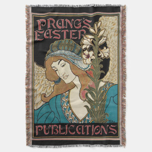 Vintage Art Nouveau, Prangs påskpublikationer Filt