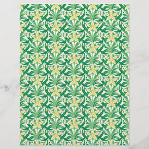 Vintage Art nouveau-snödroppsblommönster