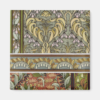 Vintage Art nouveau Solomons försegling, M.P. Vern Magnet