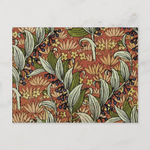 Vintage Art nouveau Solomons försegling, M.P. Vern Vykort
