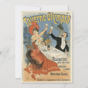 Vintage Art nouveau, Taverne Olympia Restaurant
