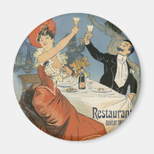 Vintage Art nouveau, Taverne Olympia Restaurant Magnet