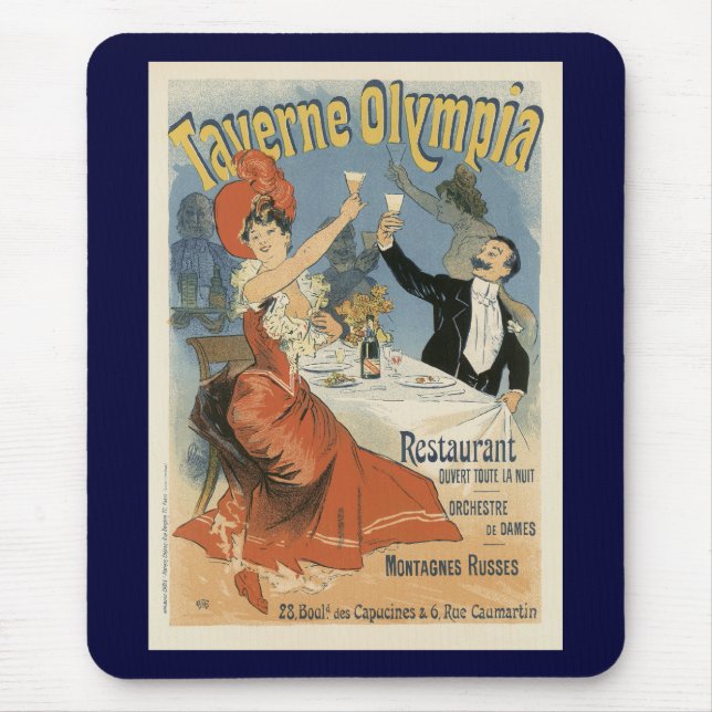 Vintage Art nouveau, Taverne Olympia Restaurant Musmatta (Framsidan)