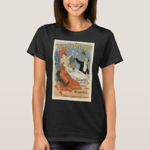 Vintage Art nouveau, Taverne Olympia Restaurant T-shirt