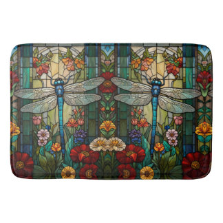 Vintage art nouveau trollslända boho chic badrumsmatta