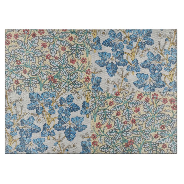 Vintage Art Nouveau Vild Geranium Blommönster (Framsidan)