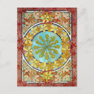 Vintage Art nouveau Vykort