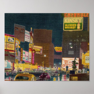 Vintage Art - NYC Times Square Poster
