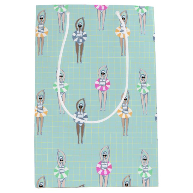 Vintage Artistic Swimmers Bassäng (Framsidan)