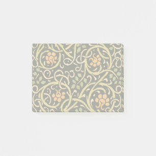 Vintage Arts and Crafts Blommönster Roycroft Post-it Block