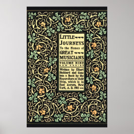 Vintage Arts And Crafts Roycrofters omslag Poster