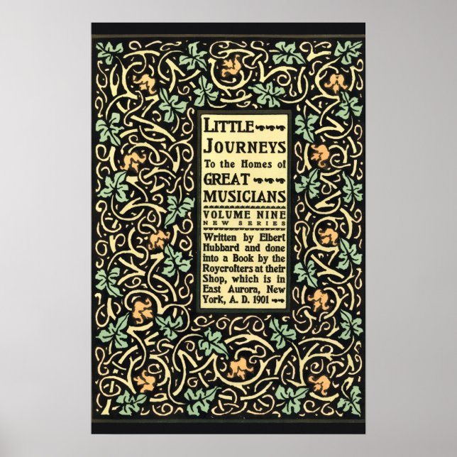 Vintage Arts And Crafts Roycrofters omslag Poster (Framsidan)