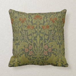 Vintage Arts & Crafts Stil Apple Mönster Fabric Kudde