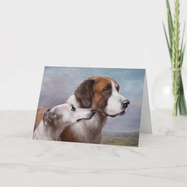 Vintage Artwork - Hundar ’Dignity & Grace’, Kort (Framsida)