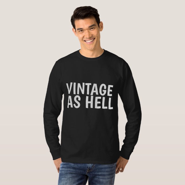 VINTAGE AS HELL T-shirts (Hel framsida)