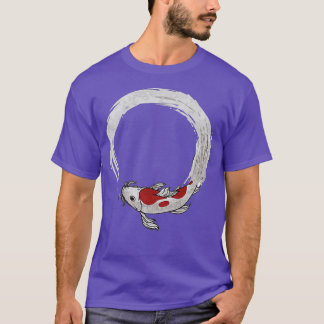 Vintage Asian Japanese Koi Carp Nishikigoi Koi Fis T Shirt
