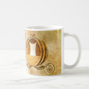 Vintage Aska Piga Vagn Prinsessa Kaffe Mugg