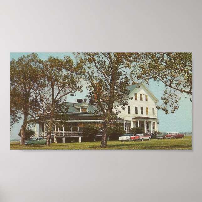Vintage Assembly House Hotel, Southport, NC Poster (Framsidan)