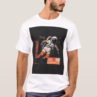 Vintage Astronaut-grafik | Space Explorer T Shirt