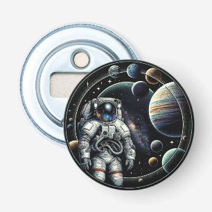 Vintage Astronaut och planeter Flasköppnare