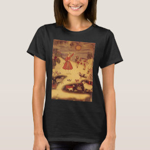 Vintage astronomi, antikt asiatiskt himmelskonst t shirt