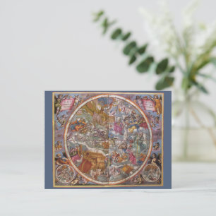 Vintage Astronomi, Karta of Christian Constellatio Inbjudningar