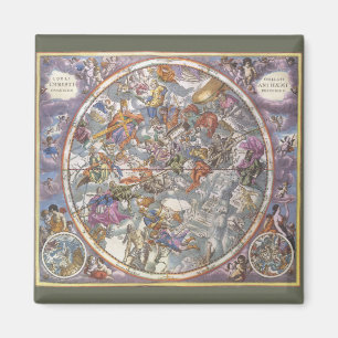 Vintage Astronomi, Karta of Christian Constellatio Magnet
