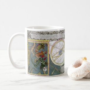 Vintage Astronomi, Kometbana av Matthaeus Seutter Kaffemugg
