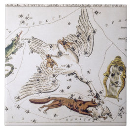 Vintage Astronomiskt Karta Kakelplatta