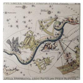 Vintage Astronomiskt Karta Kakelplatta