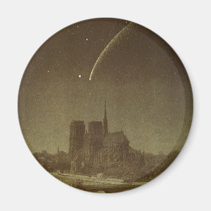Vintage Astronomy, Donatihimlen över Paris år 1858 Magnet
