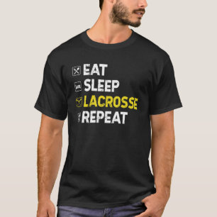 Vintage Ät viloläge Lacrosse Upprepa Lacrosse Mana T Shirt