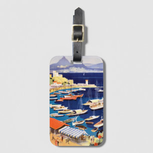 Vintage Aten Grekland Travel Bagagebricka