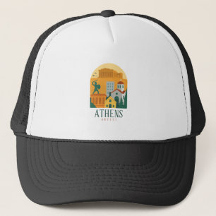 Vintage Aten Grekland Travel - Parthenon Keps