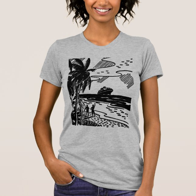 Vintage - återställa t shirt (Framsida)