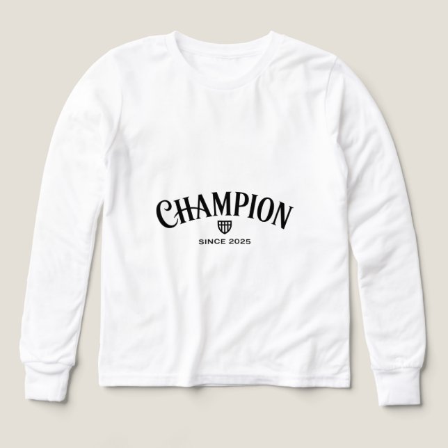 Vintage Athletic Champion Design T Shirt (Design framsida)