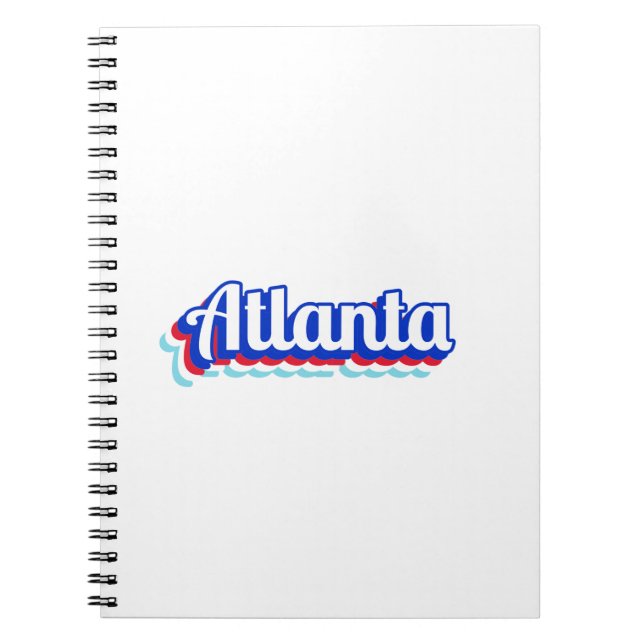 Vintage Atlanta Anteckningsbok (Framsidan)